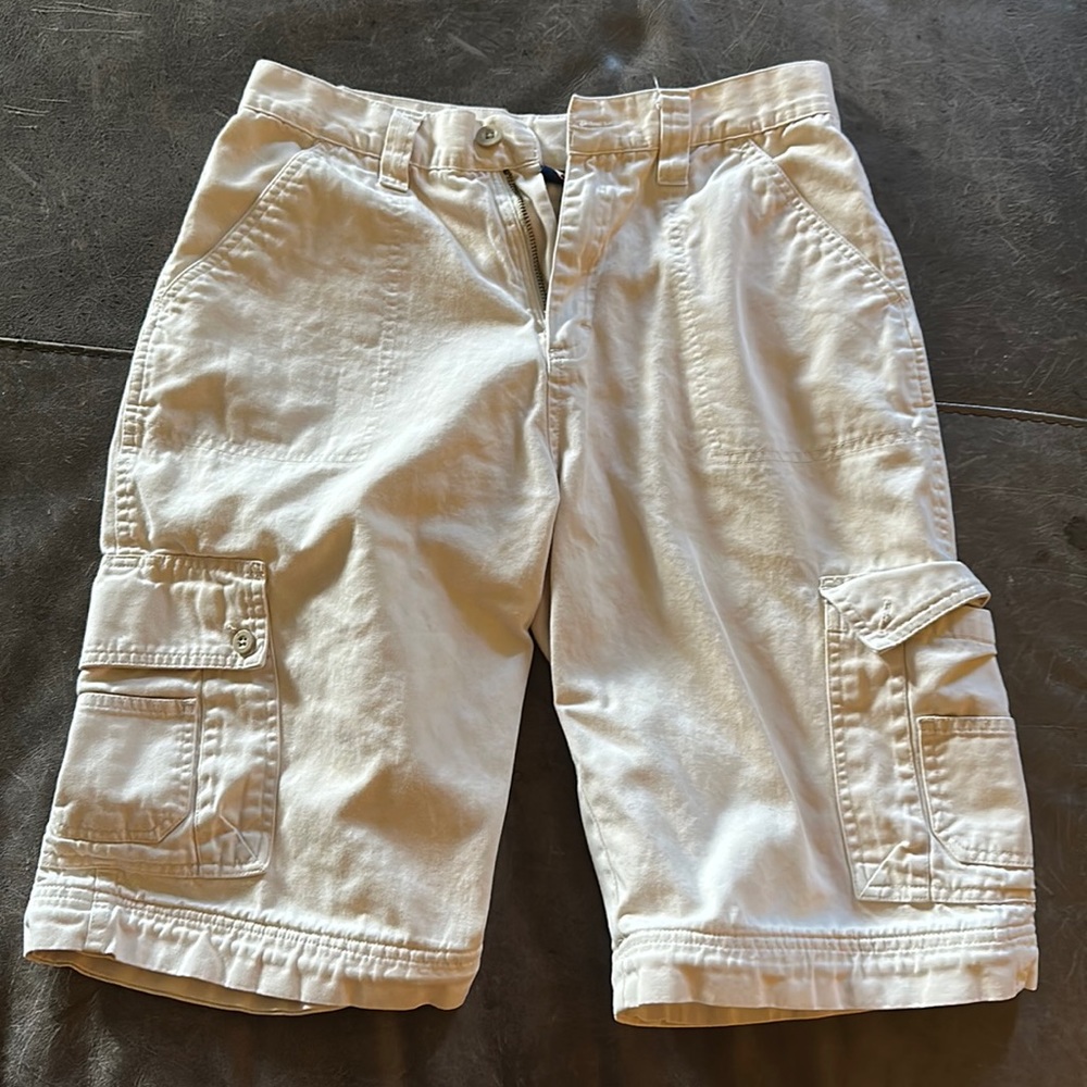 Duck Head Youth khaki cargo shorts